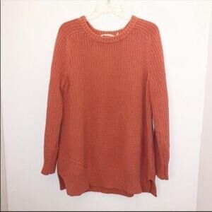 Soft Surroundings Burnt Coral Chamonix Sweater